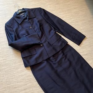 Brooks Brothers Women’s Navy Silk Suit